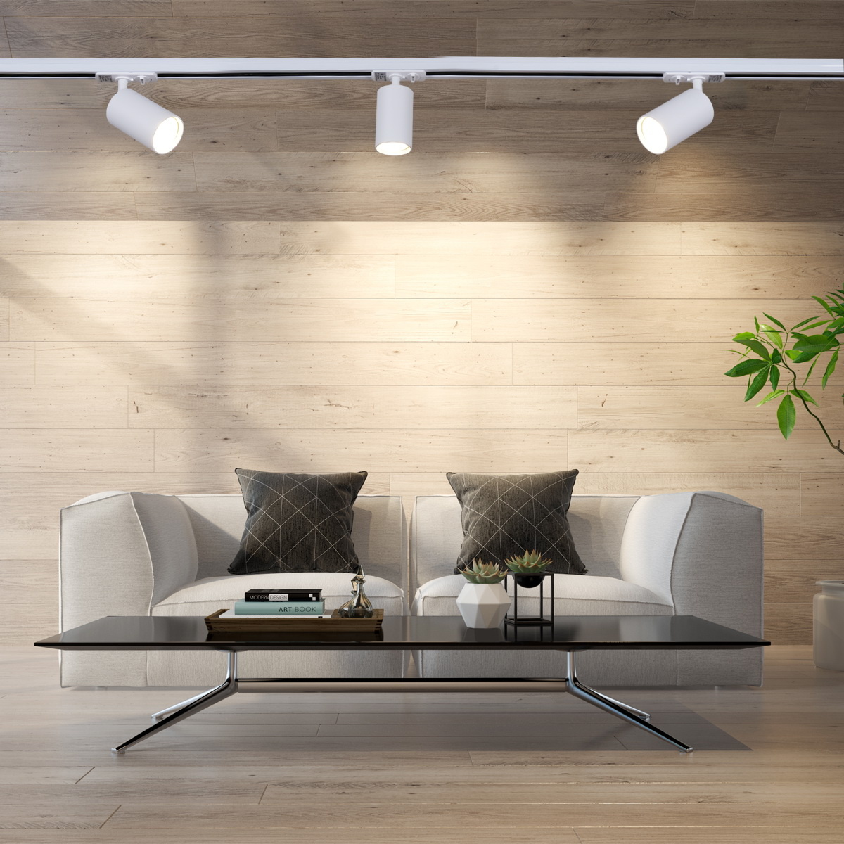 Трековый однофазный светильник Reluce 06311-9.3-001QY GU10 WT