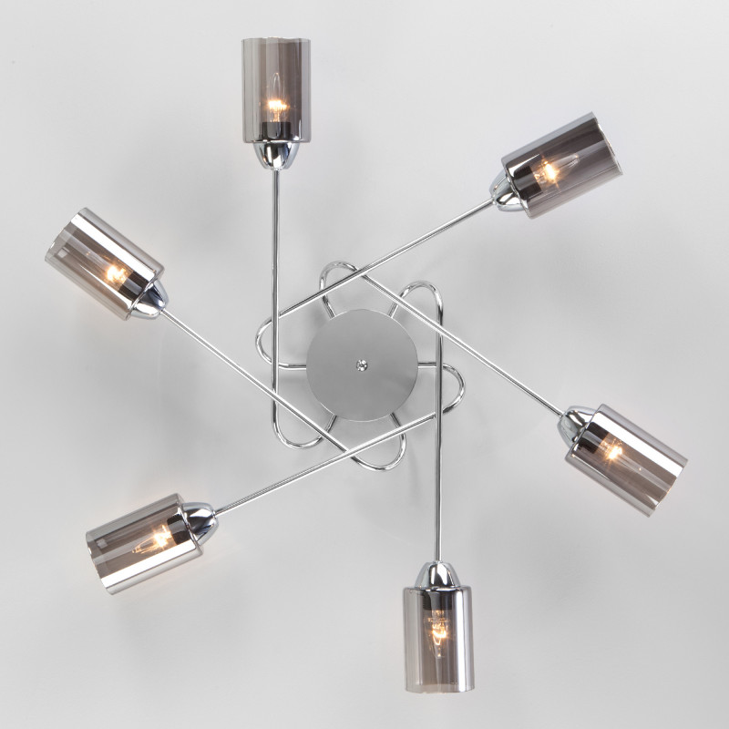 Накладная люстра Eurosvet 30167/6 хром