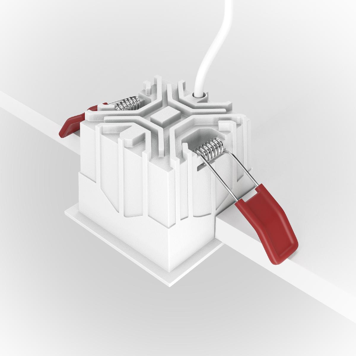 Встраиваемый светильник Maytoni Technical Alfa LED DL043-01-10W3K-D-SQ-W