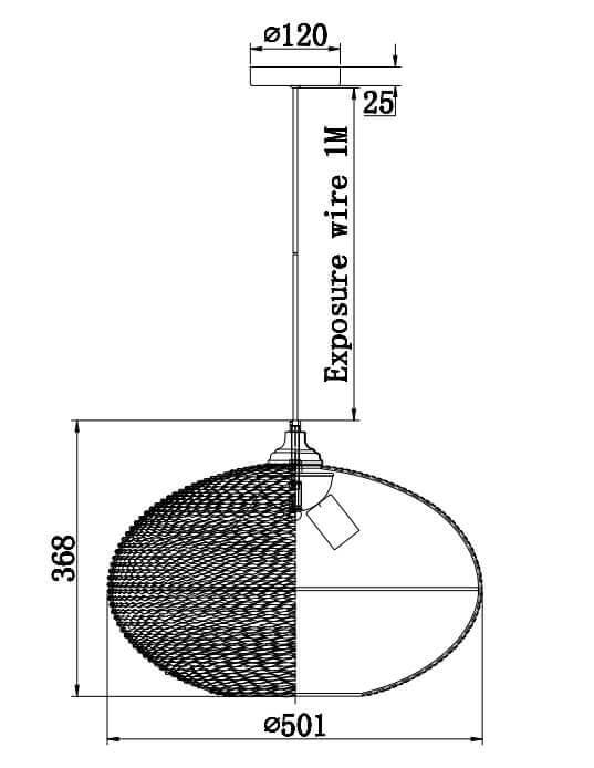 Подвесной светильник Rivoli Spiedo 4010-203 Б0038078