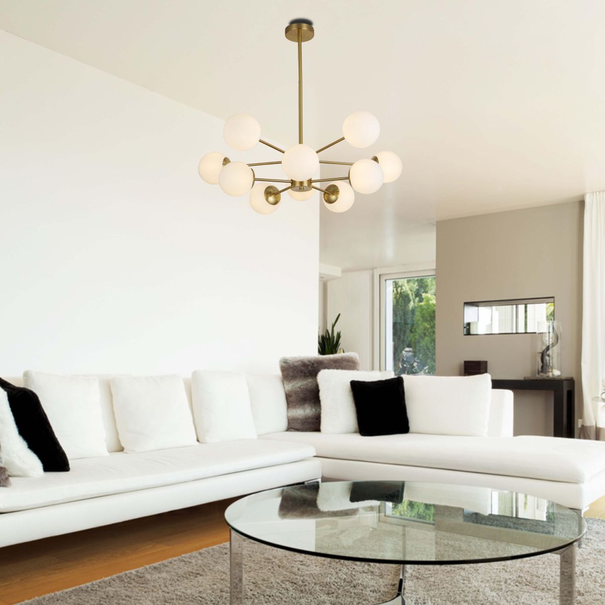 Люстра на штанге Alfa Light F1624-09