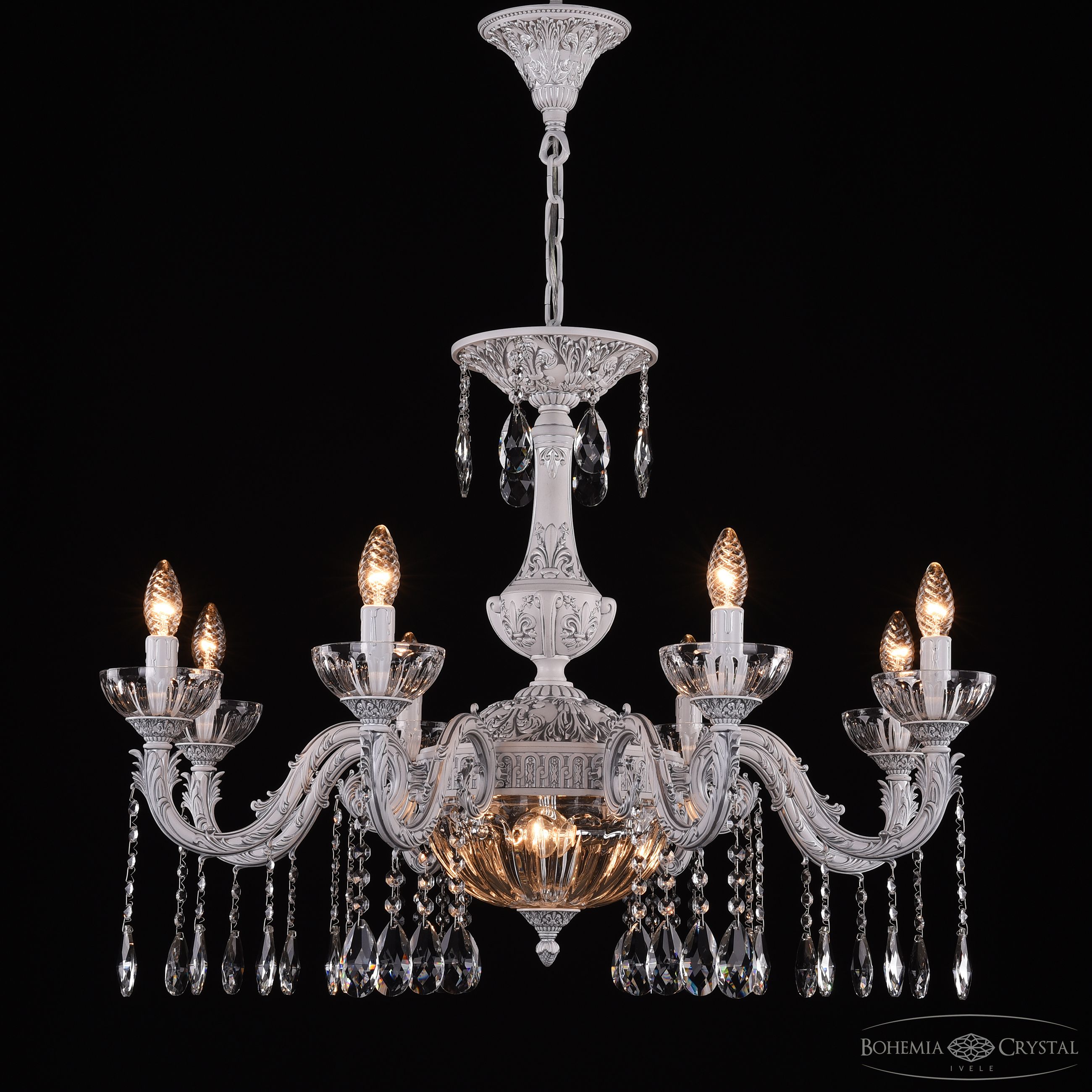Подвесная люстра Bohemia Ivele Crystal AL79101P/8/250 A WMN P Clear/M-1H