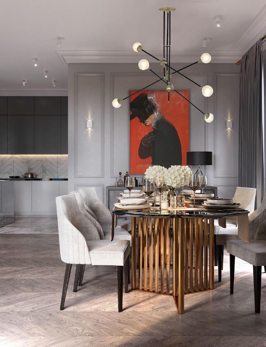 Подвесная люстра Milosh tendence 0701CL-6BK