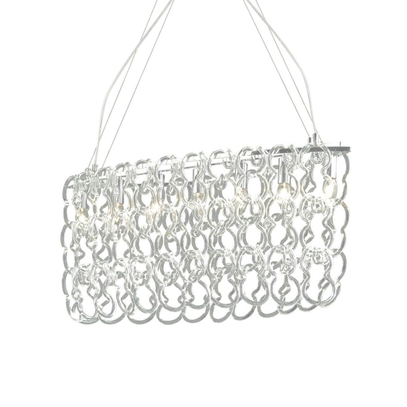 Подвесная люстра Ideal Lux Alba SP7 Oval 007151