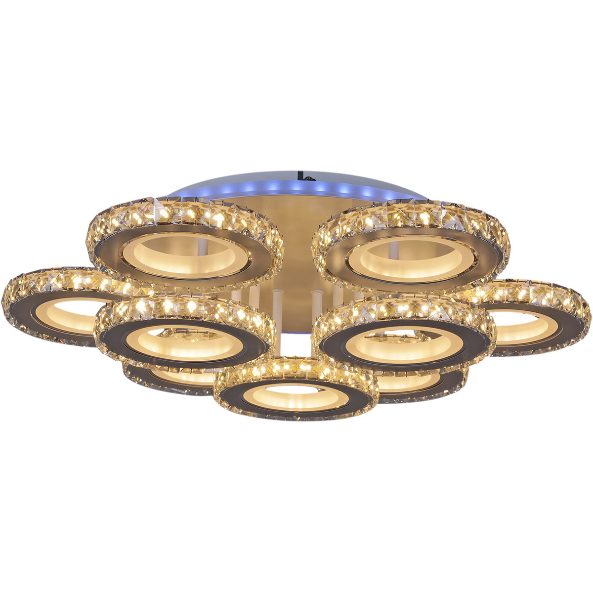 Потолочная люстра Reluce 03900-0.3-6+3A WH+CR (RGB)