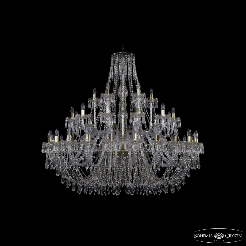Подвесная люстра Bohemia Ivele Crystal 1403/24+12+6/530 G
