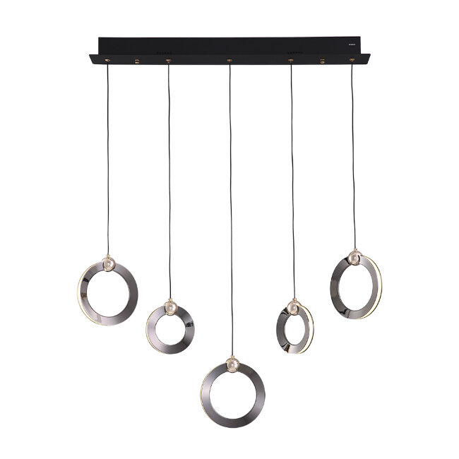 Подвесной светильник Lumien Hall Livin LH8028/5P-BK-PBK-SGD