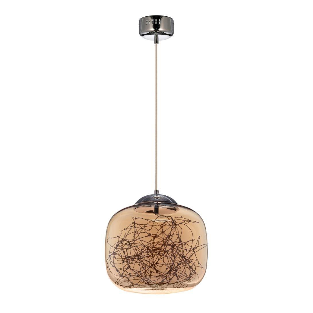 Подвесной светодиодный светильник Lumina Deco Daisy LDP 6823-300 CHR+AMB