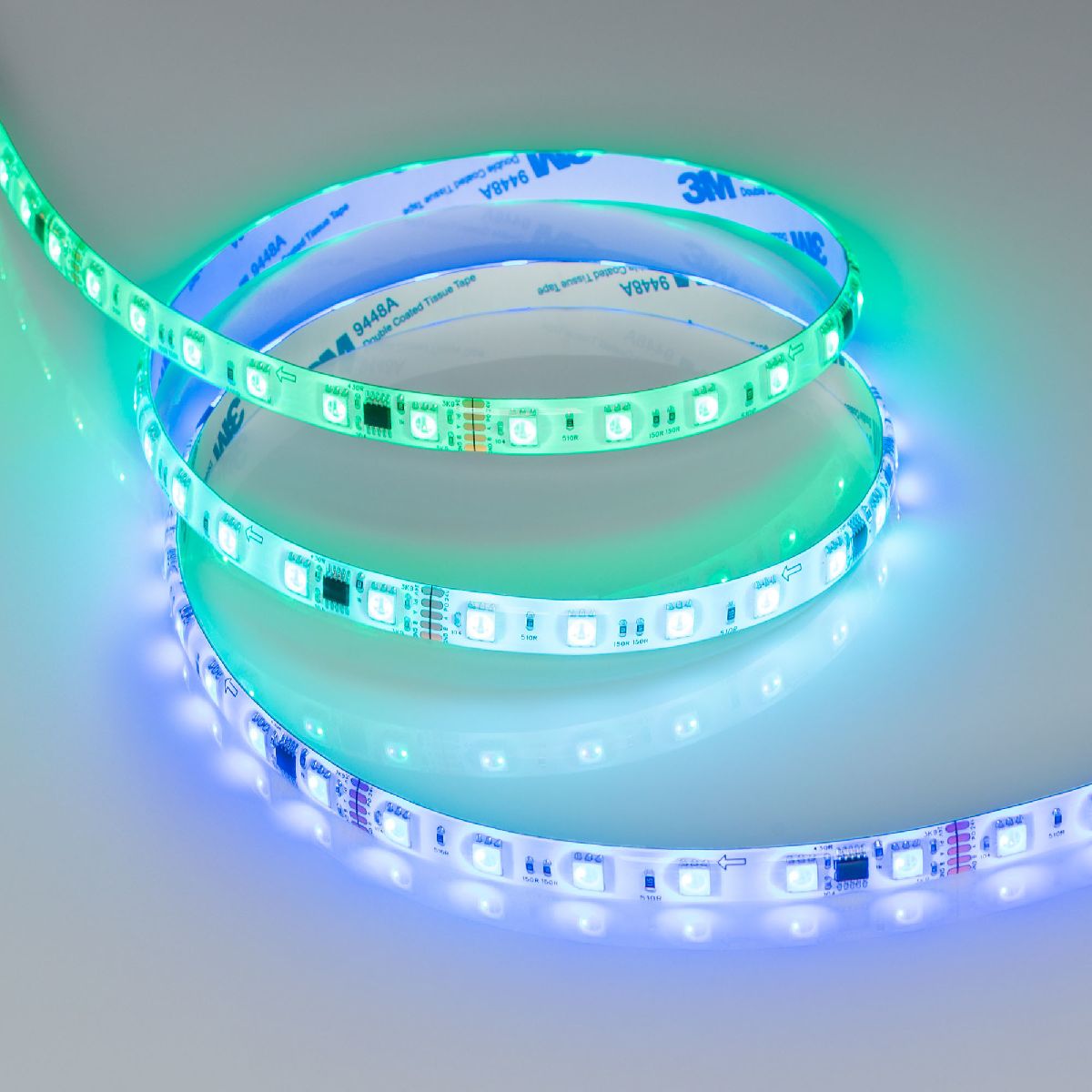 Светодиодная герметичная лента Arlight DMX-SE-B60-10mm 24V RGB-PX6 (14 W/m, IP65, 5060, 5m) 039607