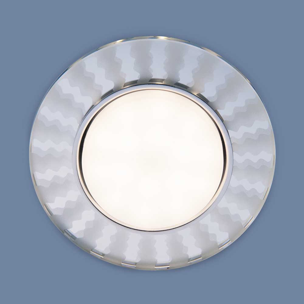 Встраиваемый светильник Elektrostandard 3038 GX53 SL/WH зеркальный/белый 4690389149016