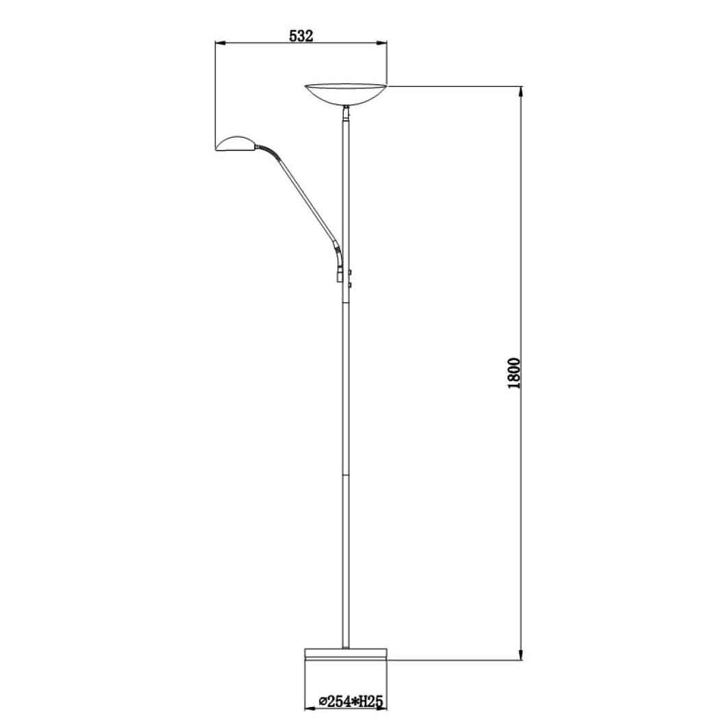 Торшер Lucide Zenith 19791/24/30
