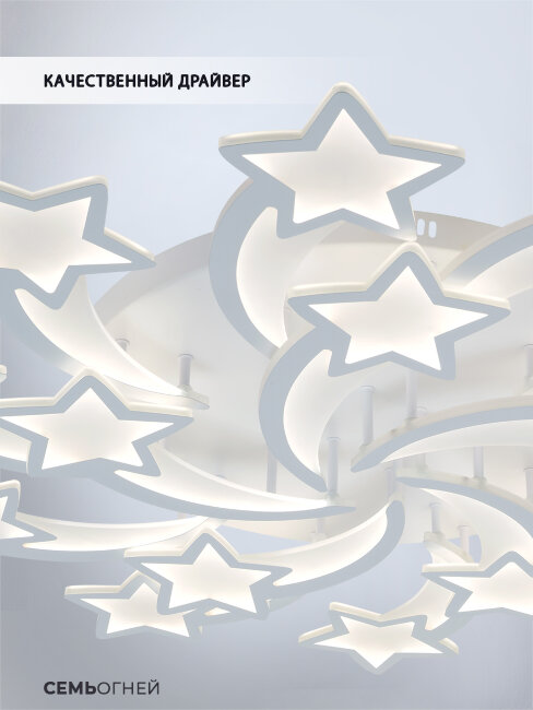 Потолочная люстра Seven Fires Martein SF5034/15C-WT