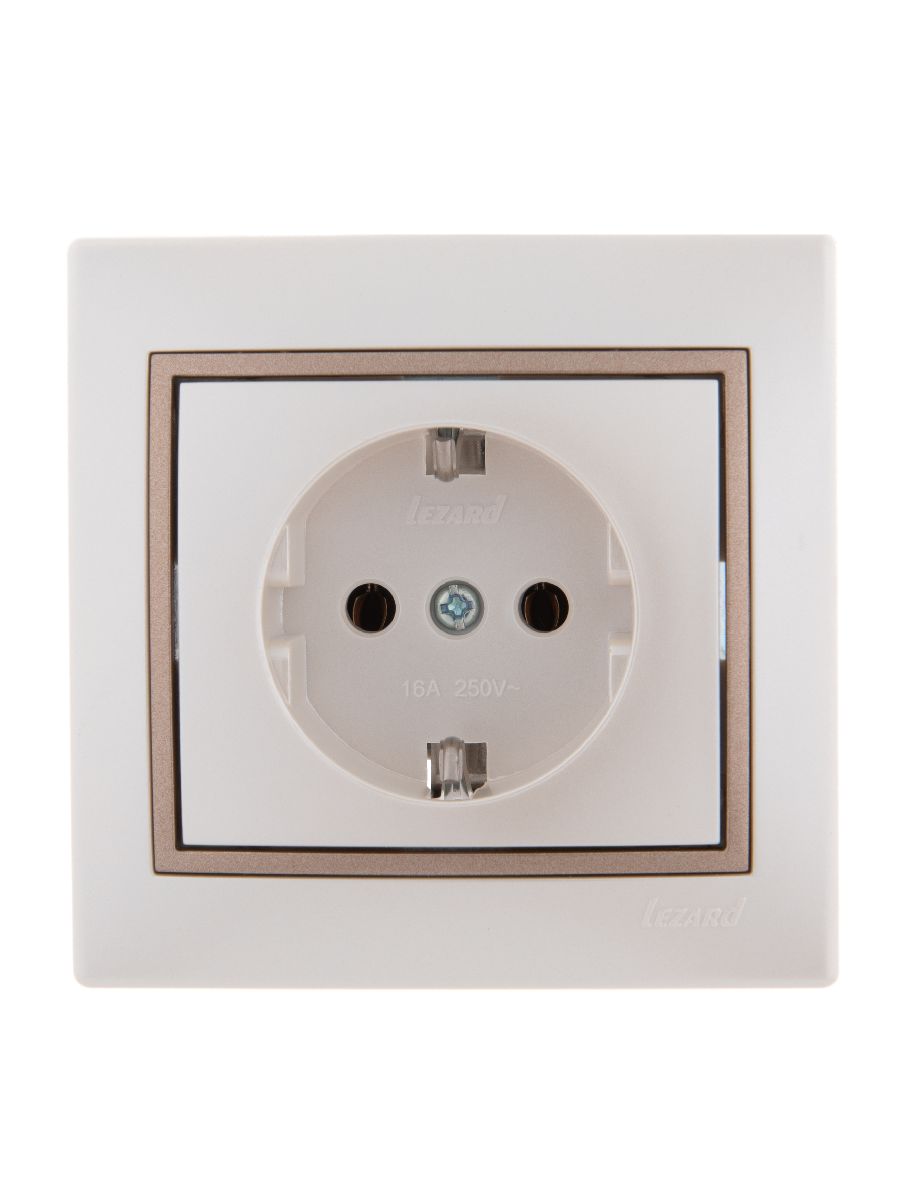 Розетка с/з Lezard Mira 701-3031-122