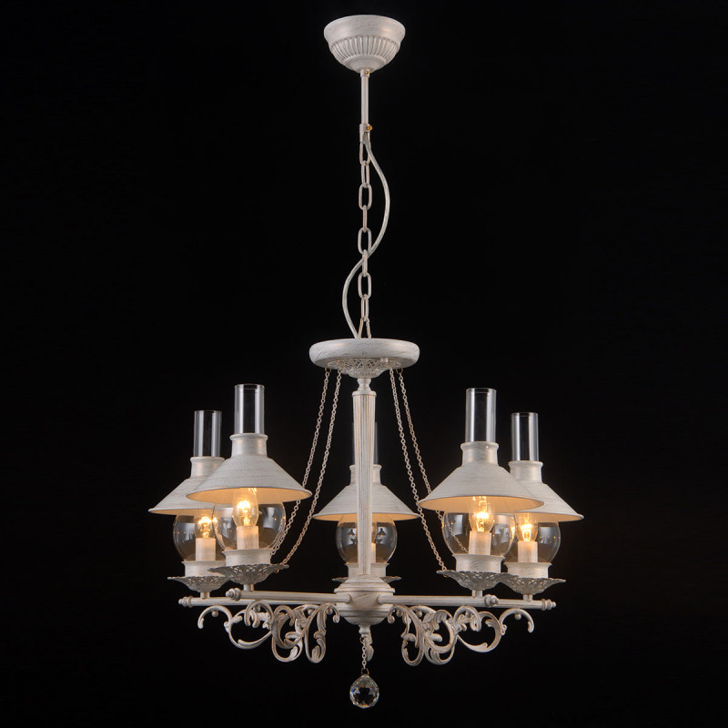 Подвесная люстра Natali Kovaltseva ALABARDA 75052/5C IVORY