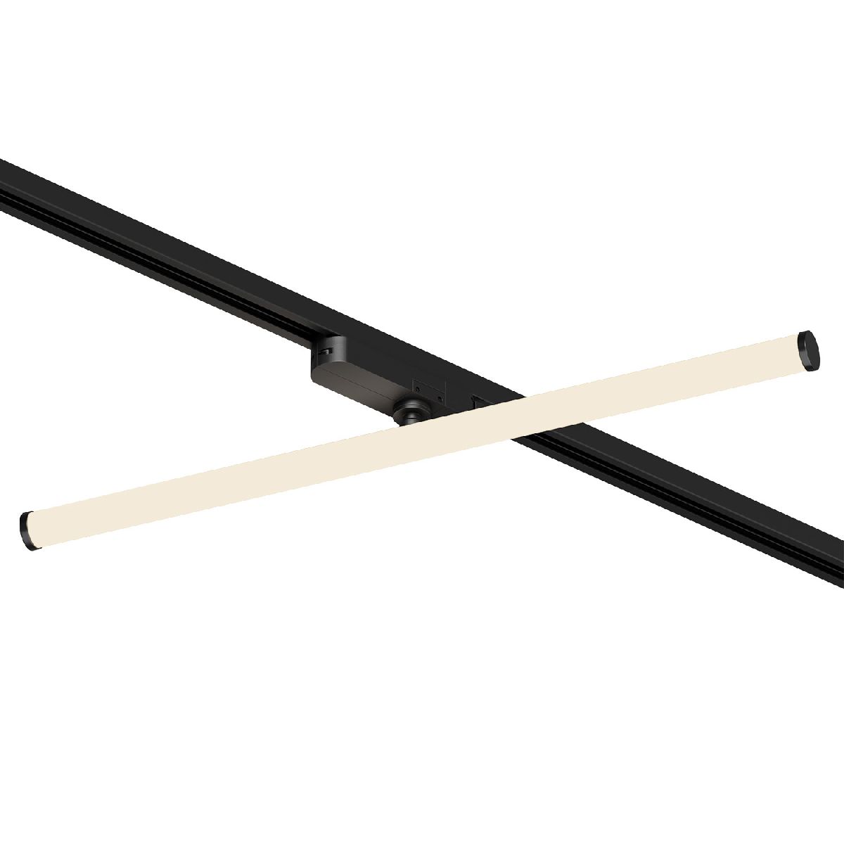 Трековый однофазный светильник Denkirs Strom DK6638-BK