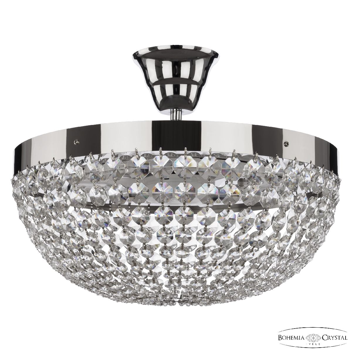 Потолочная люстра Bohemia Ivele Crystal 19291/35NZ/LED-DIM Ni