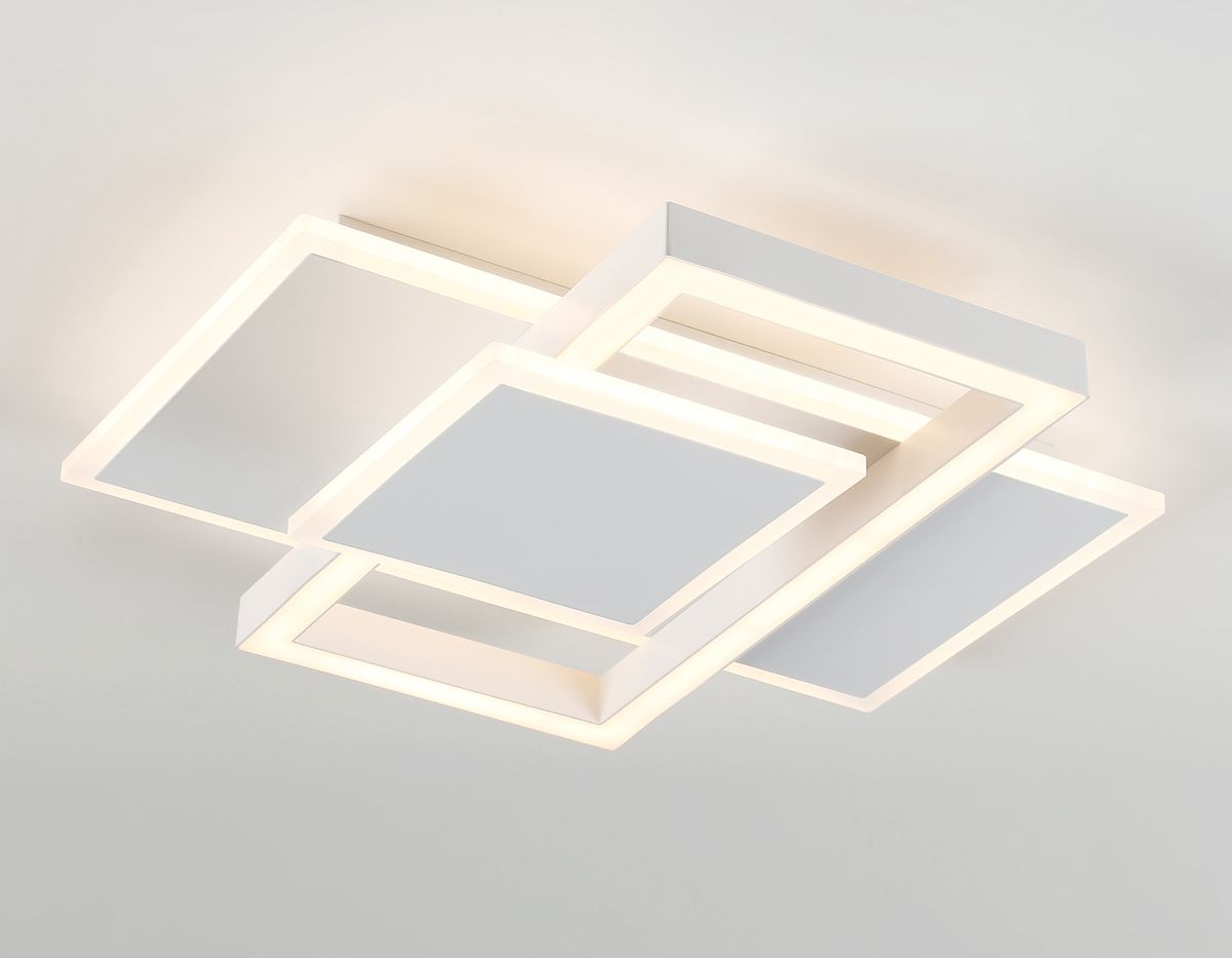 Потолочный светильник прямоугольный Ambrella Light Acrylica Disk FA1021