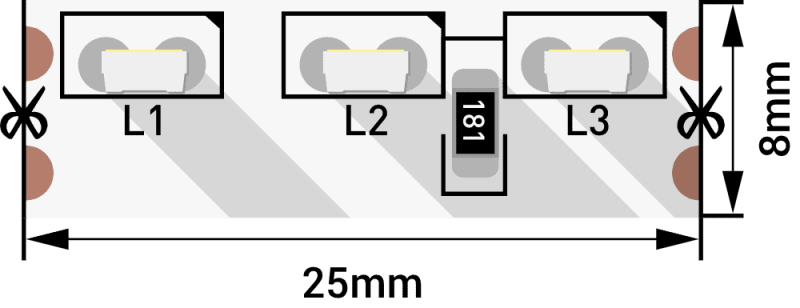 Светодиодная лента SWG SWG315120-12-9.6-W 004203