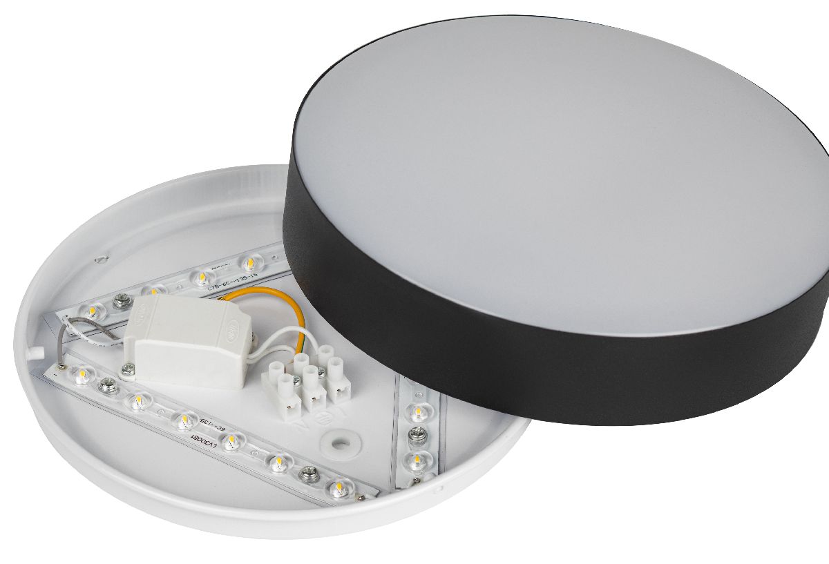 Потолочный светильник Эра Relict 22 SPB-6-20 4К BK Б0059508