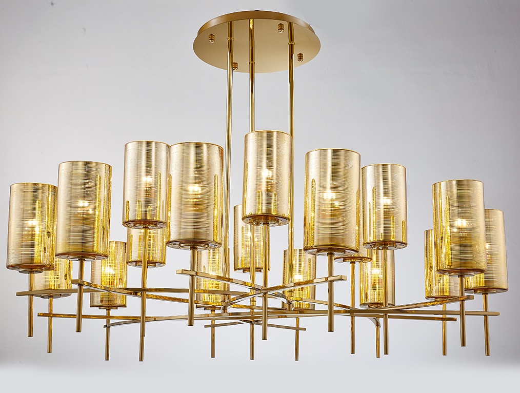 Подвесная люстра Newport 4329+9/C Gold М0060984