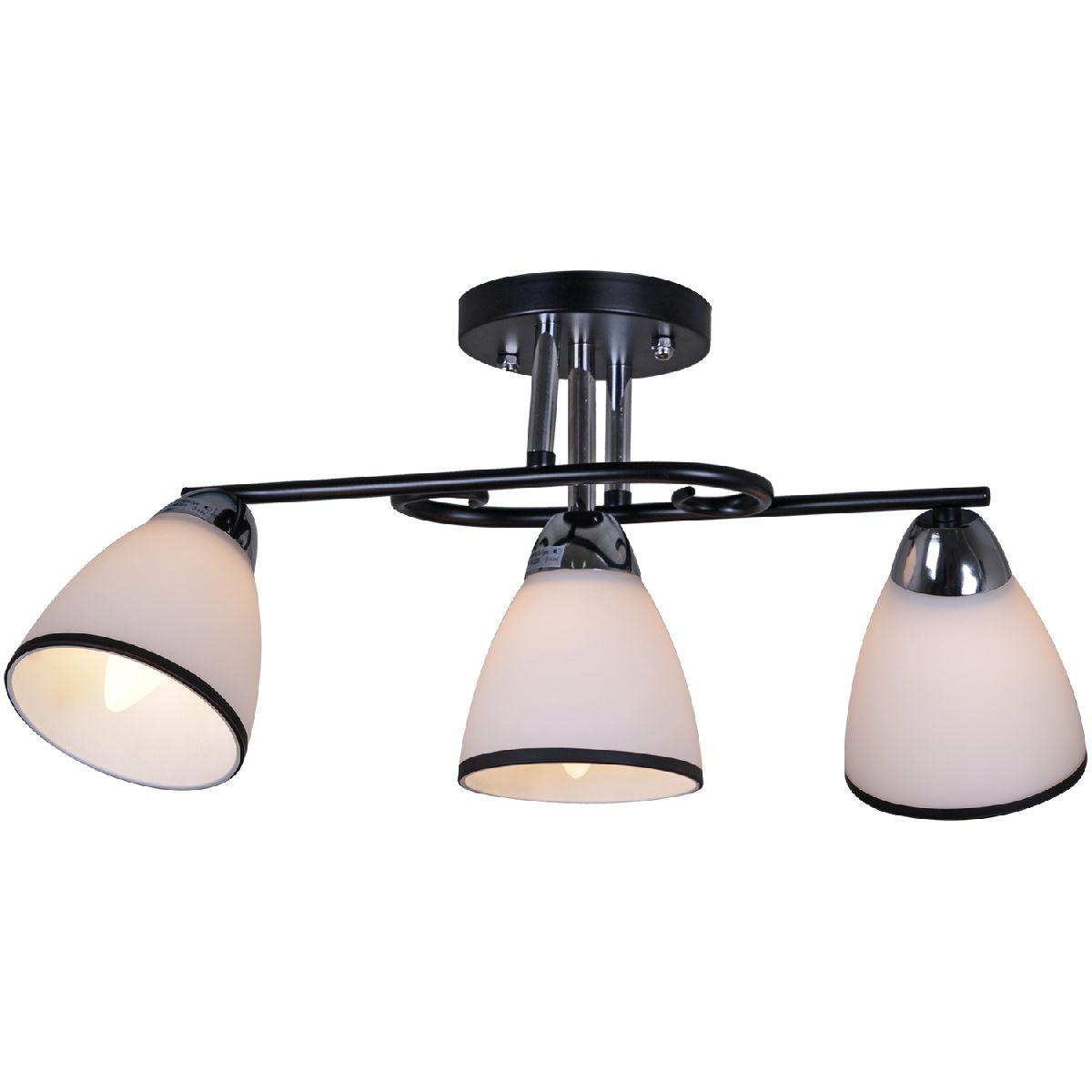 Потолочная люстра Reluce 09127-3.3-03 CR+BK