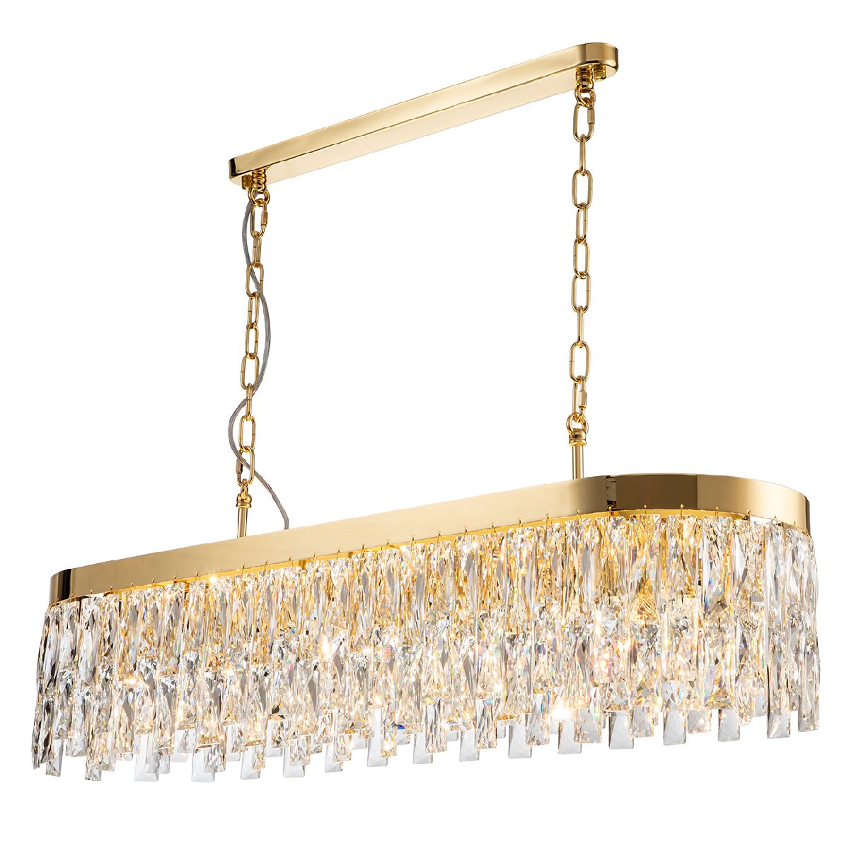 Подвесная люстра Indigo Anna 12029/10PL Gold