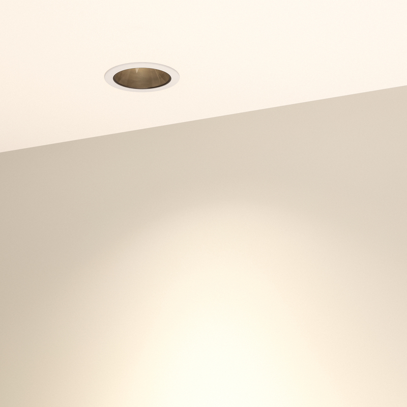 Встраиваемый светильник Arlight MS-SHADE-LUM-BUILT-R58-10W Warm3000 (WH-BK, 35 deg, 230V) 039326