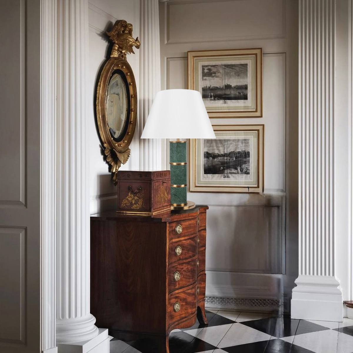 Настольная лампа Loft IT Malachite 10447T