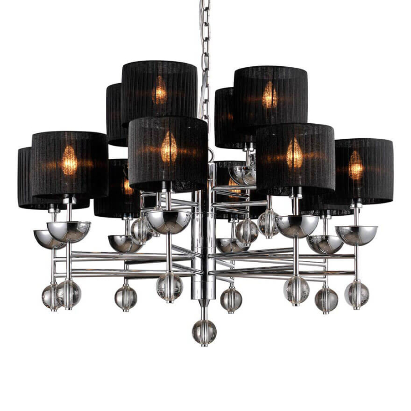 Подвесная люстра Newport 32008+4/C без абажуров