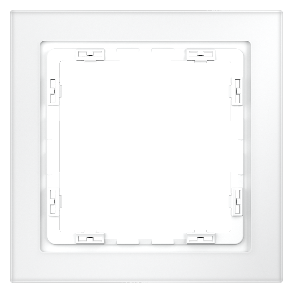 Рамка на 1 пост Voltum S70 VLS110102 (белый,матовый,стекло)