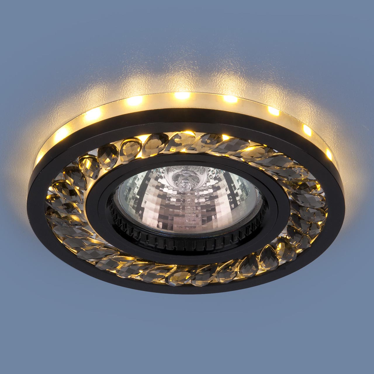 Встраиваемый светильник Elektrostandard 8355 MR16 GC/BK тонированный/черный 4690389105159