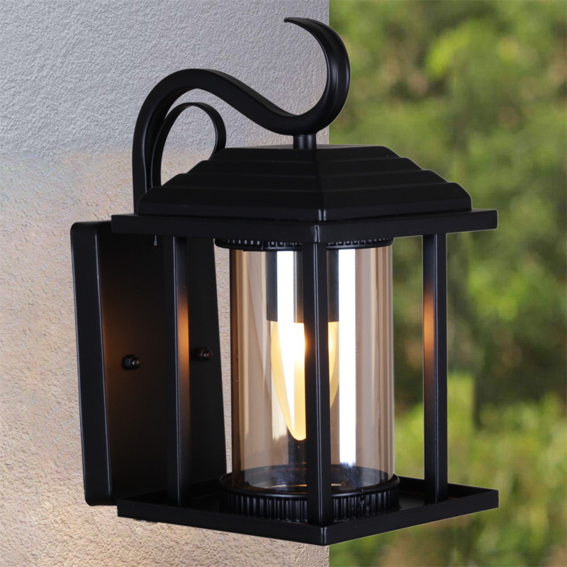 Уличный настенный светильник Reluce 08283-9.2-001U BK