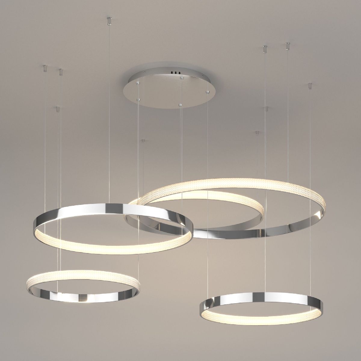 Подвесная люстра Eurosvet Posh 90175/5 хром a045416