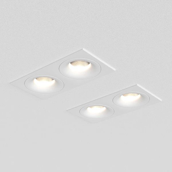 Встраиваемый светодиодный светильник Ledron LOFT SQ2 White TRIAC 00000017889