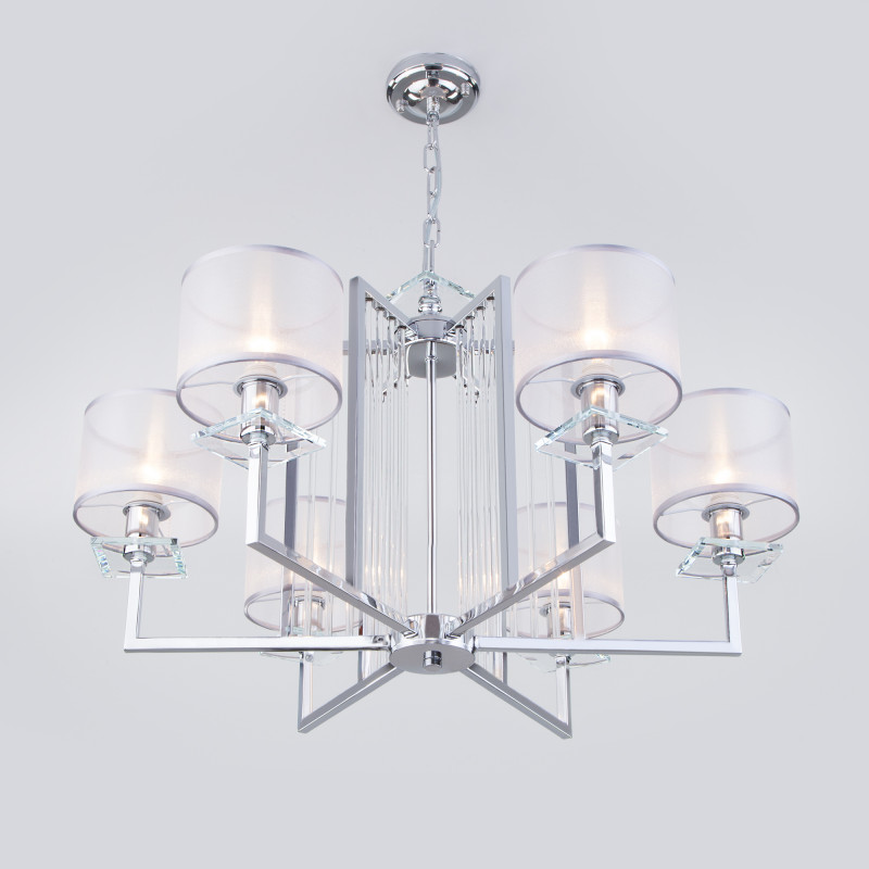 Подвесная люстра Eurosvet 60108/6 хром