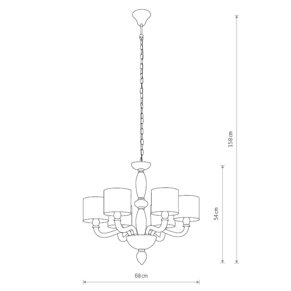 Подвесная люстра Nowodvorski Newport 8156