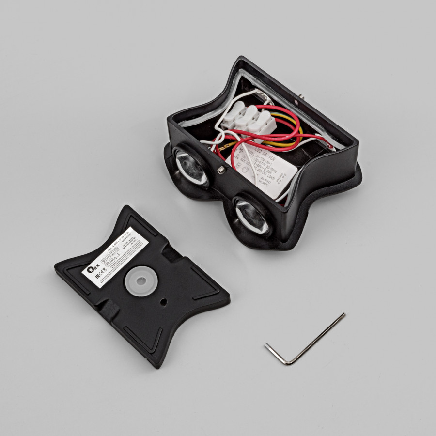 Уличный настенный светильник IMEX Cross IL.0014.0019-4-BK