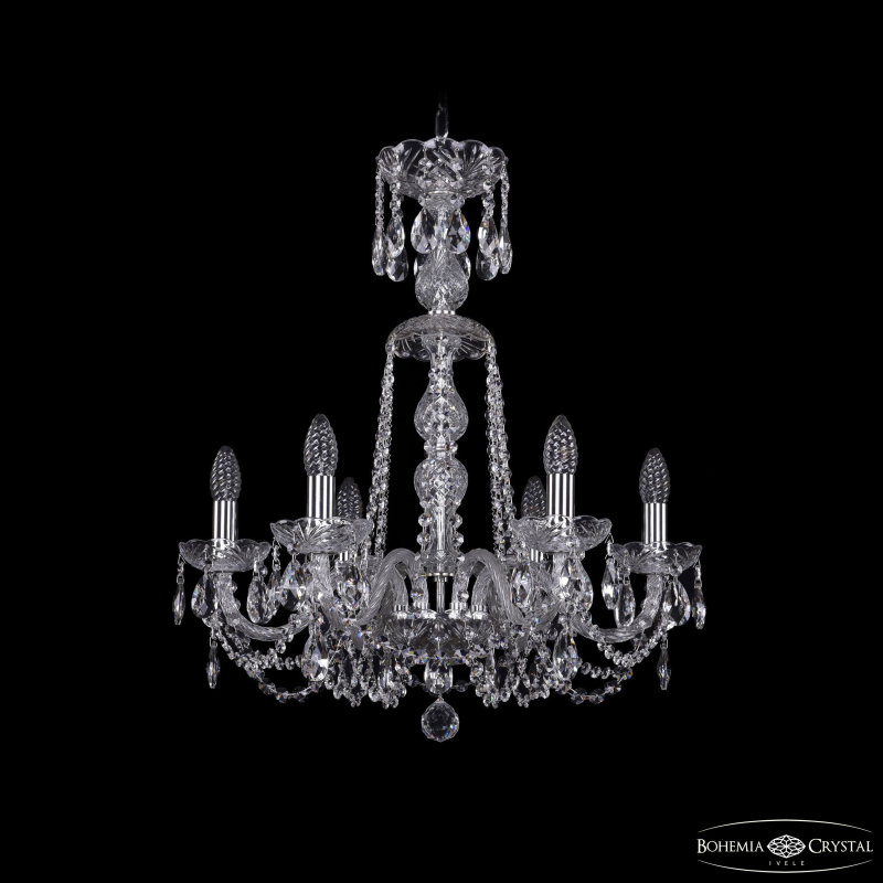 Подвесная люстра Bohemia Ivele Crystal 1402/6/195/XL-64 Ni