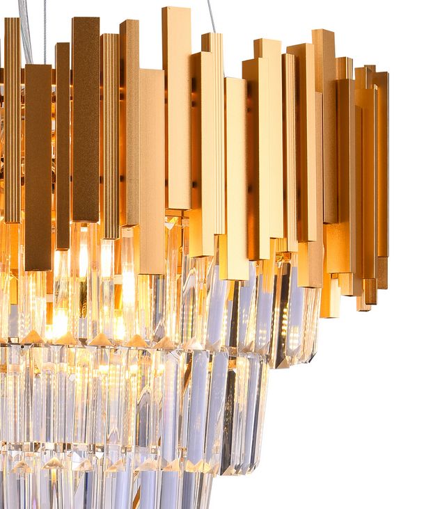 Подвесная люстра Natali Kovaltseva BELLEZZA 81427/12C GOLD