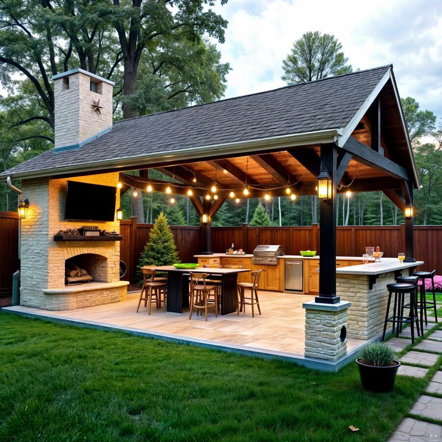 Как выбрать освещение для летней кухни: советы по подбору светильников для дачи