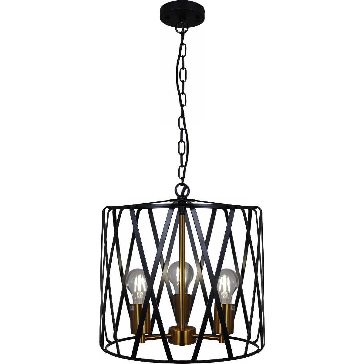 Подвесной светильник Illumico IL1023-3PB-05 BK GD