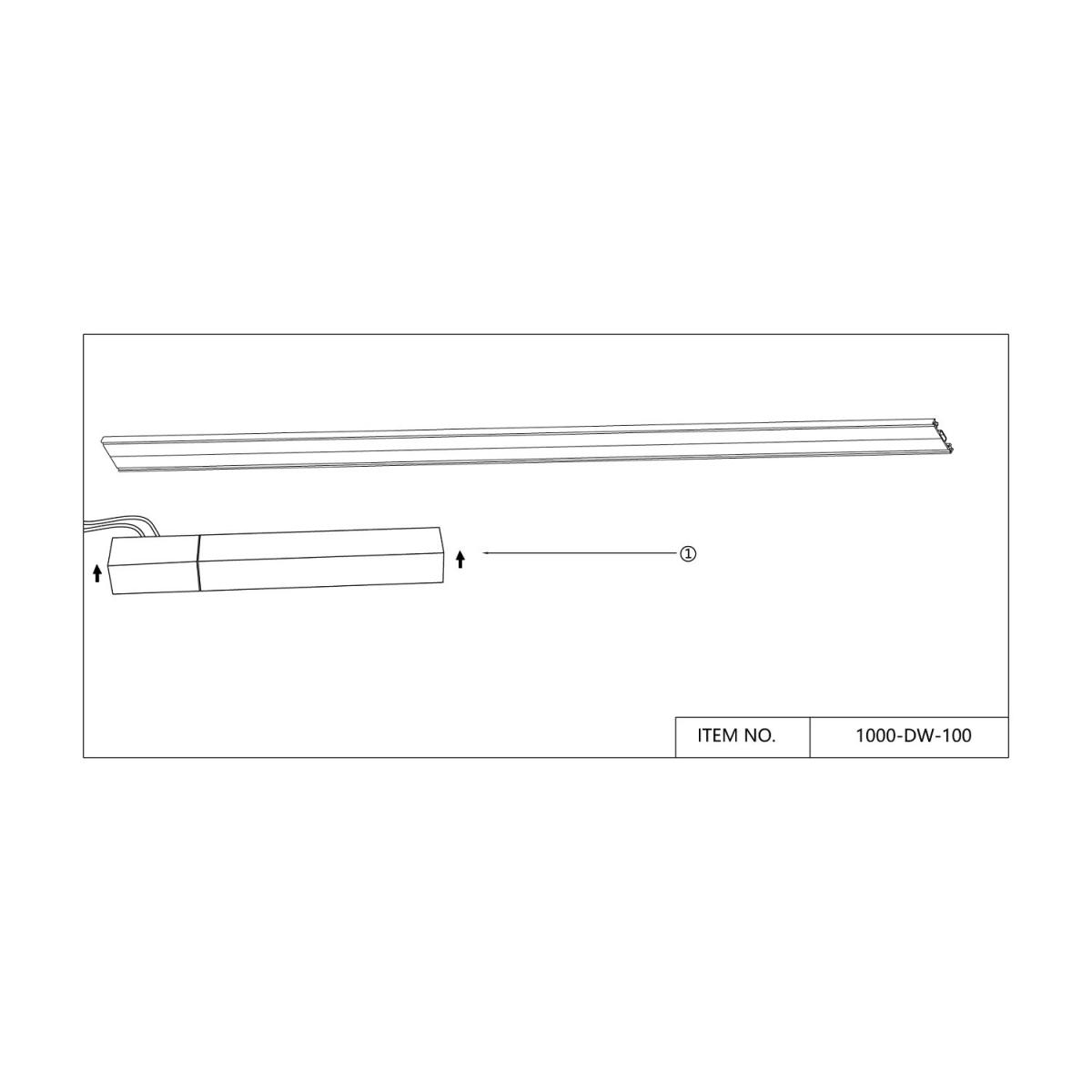 Магнитный драйвер Favourite Unica 100Вт 42В IP20 1000-DW-100