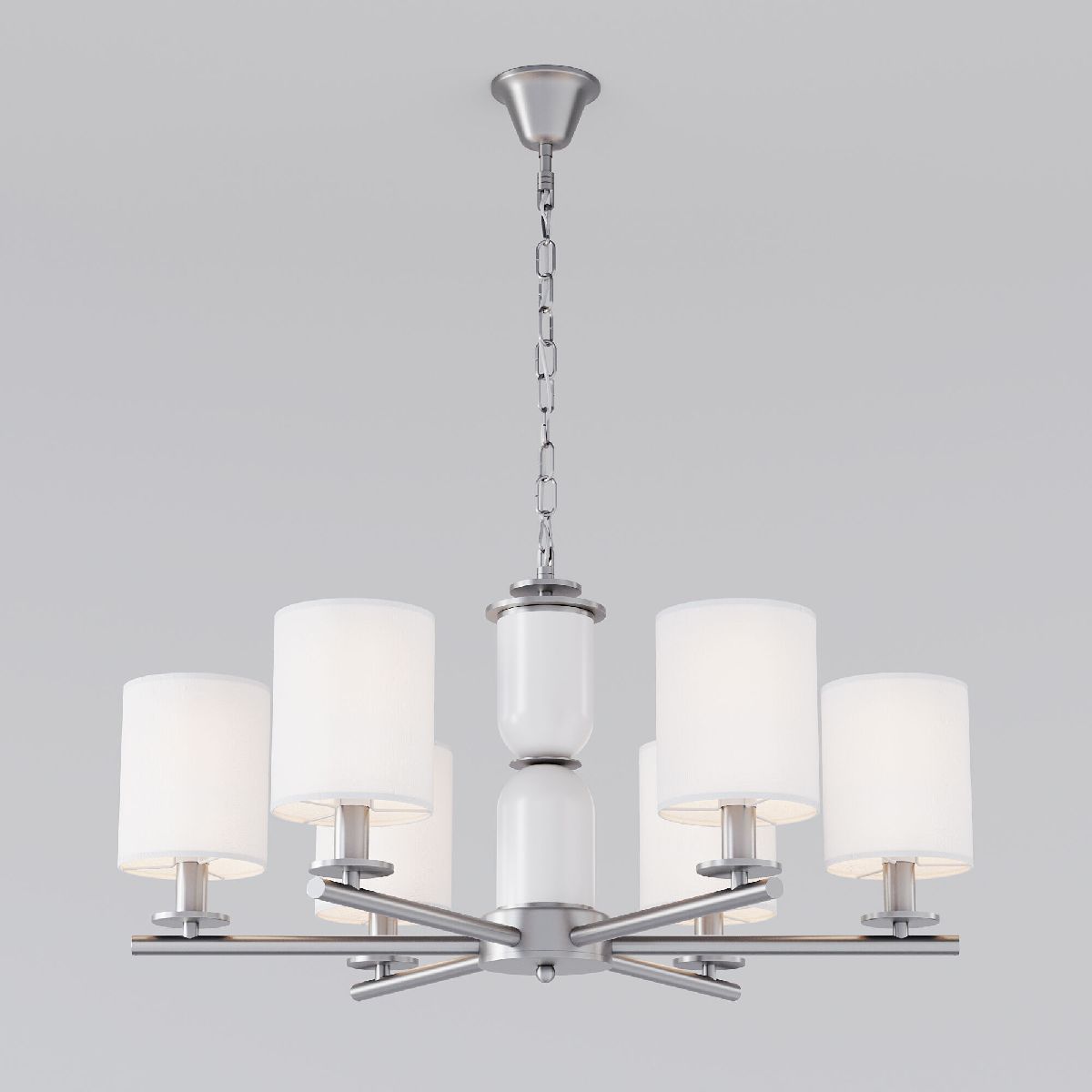 Подвесная люстра Eurosvet 60146/6 никель Smart a063868