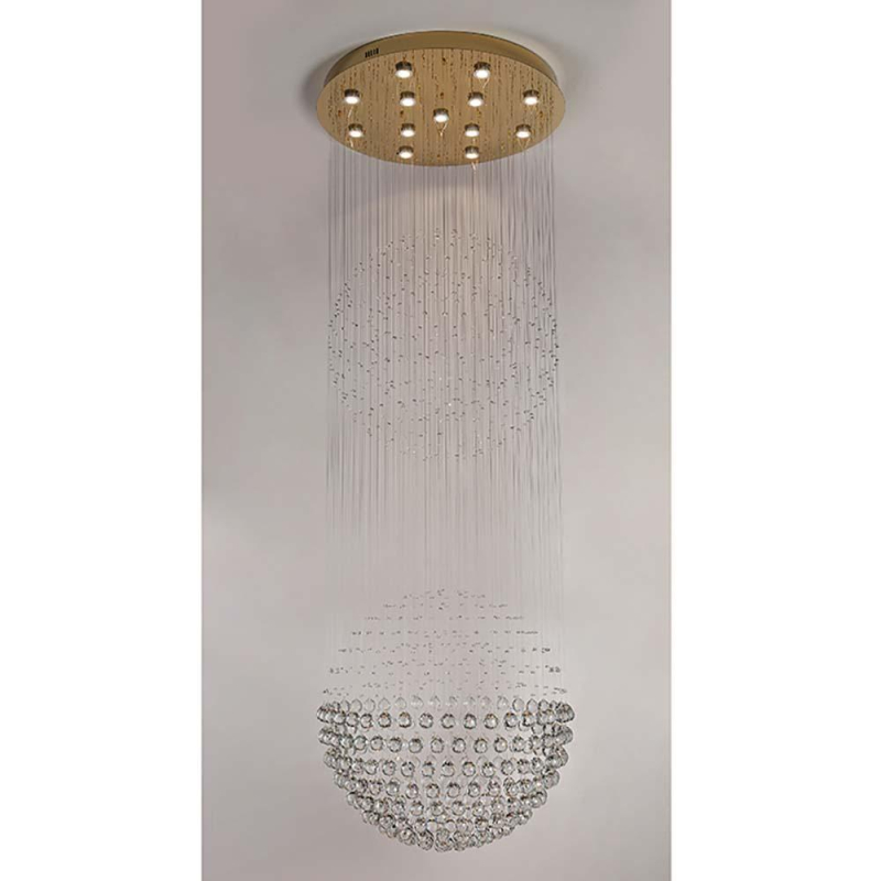 Каскадная люстра Newport 8113/230 gold М0064539