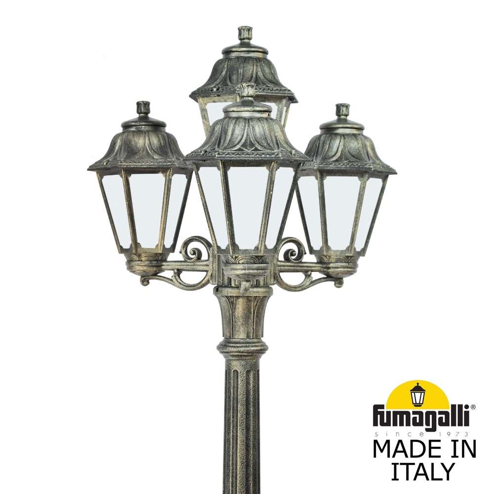 Садово-парковый светильник Fumagalli ARTU BISSO/ANNA 3+1 E22.158.S31.BYE27