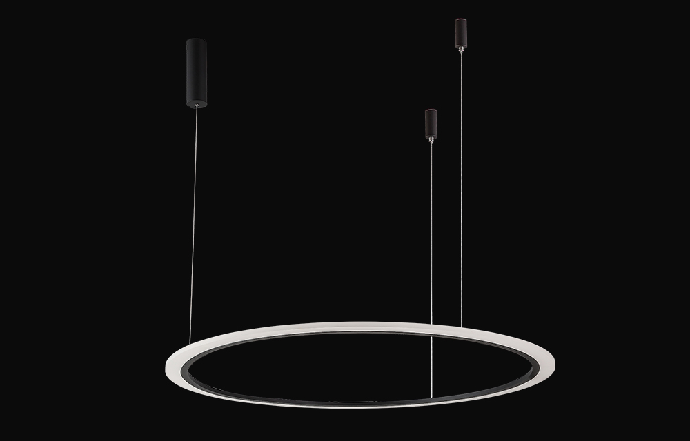 Подвесной светодиодный светильник Crystal Lux MANZANA SP40W LED D1000 BLACK