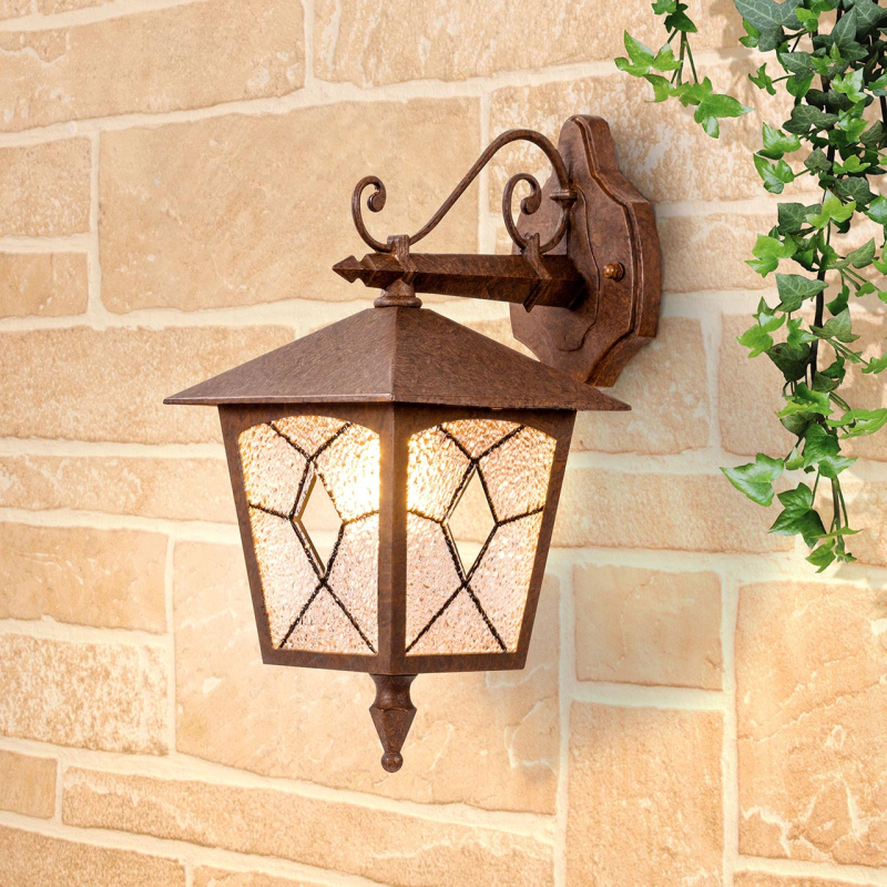 Уличный настенный cветильник Elektrostandard Lyra D брауни GL 1012D 4690389134227