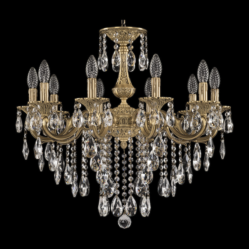 Подвесная люстра Bohemia Ivele Crystal Verona 72101/10/210 B FP