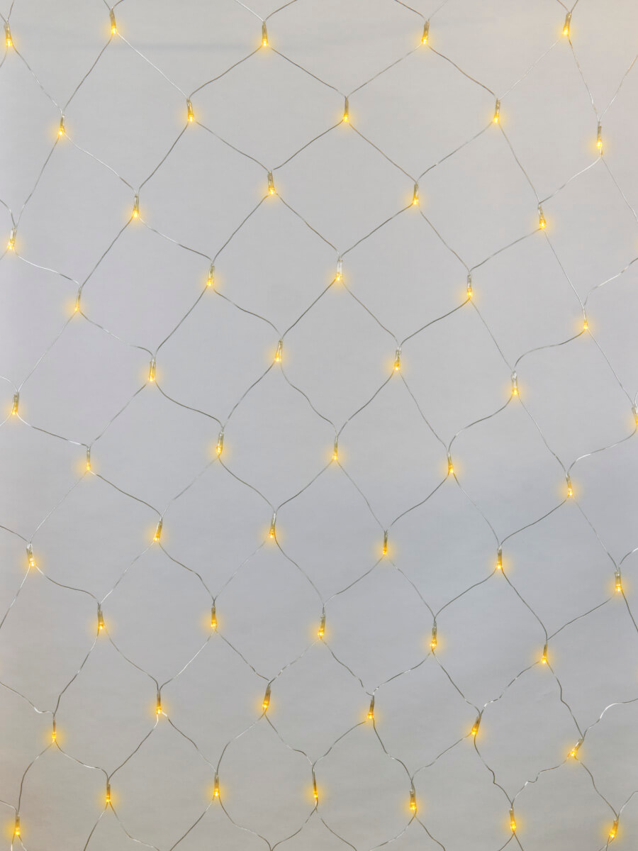 Светодиодная гирлянда (07939) Uniel сетка 220V желтый ULD-N2520-240/DTA YELLOW IP20