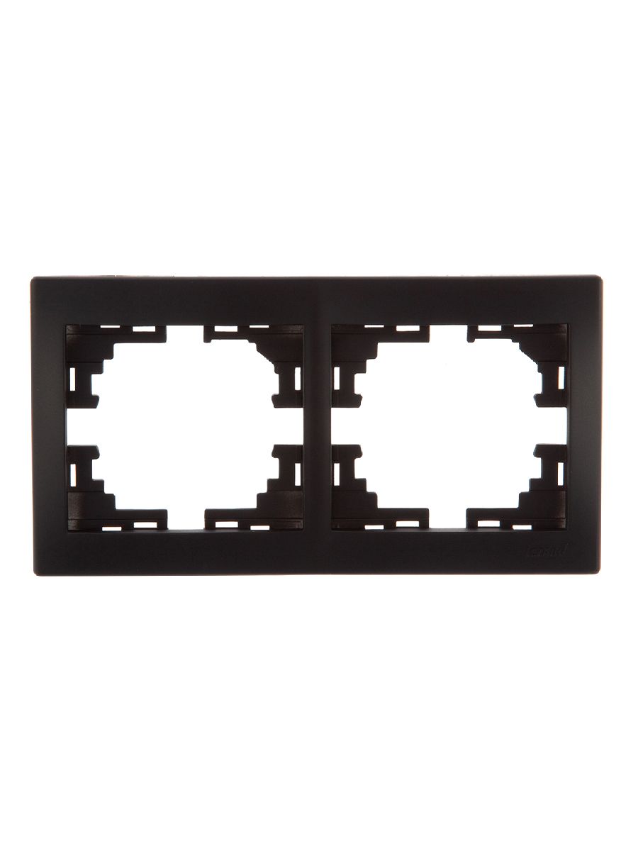 Рамка 2-местная горизонтальная Lezard Mira 701-4200-147